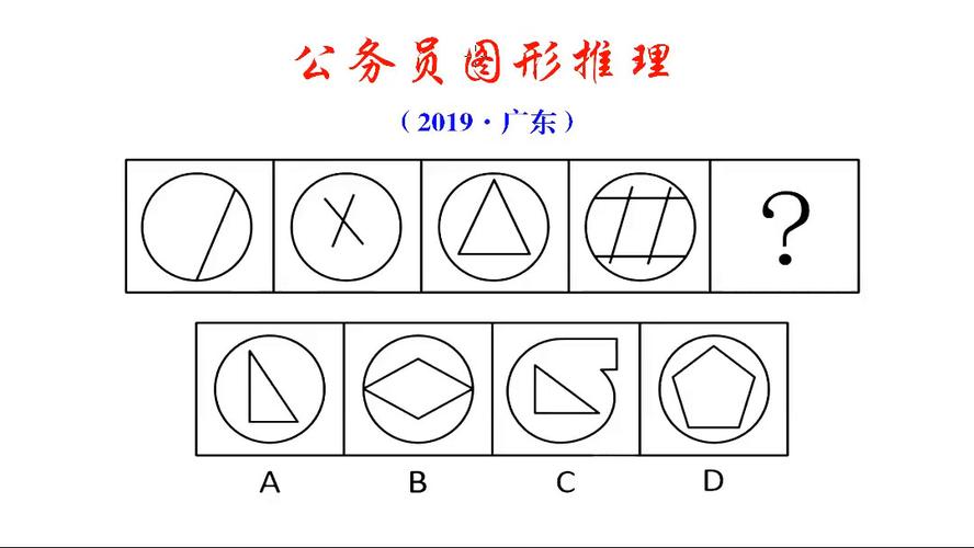 公务员图形推理排除外边框以后老师是如何找出正确答案的呢